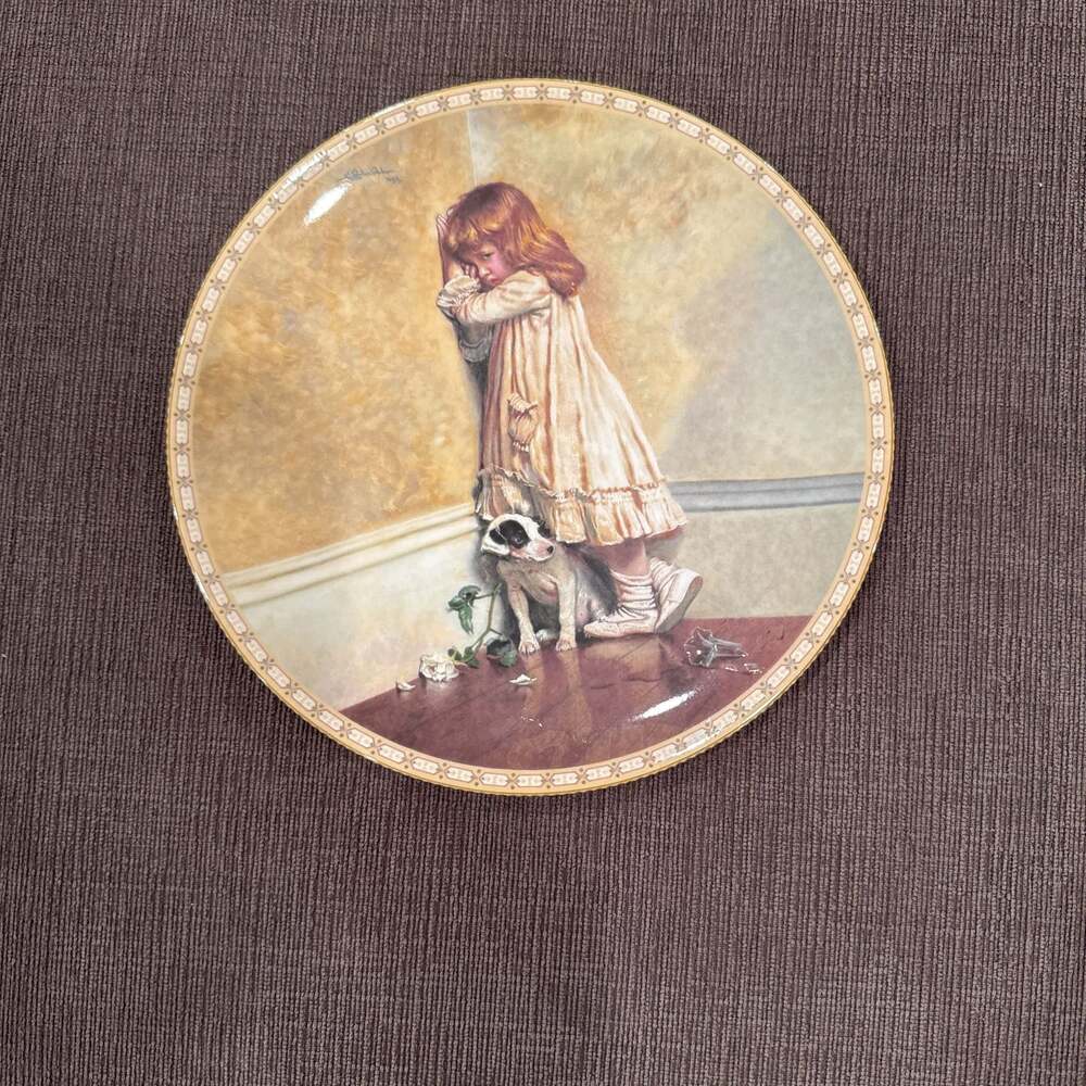 Royal Doulton "The Original In Disgrace" Collector Plate 1991 First Issue